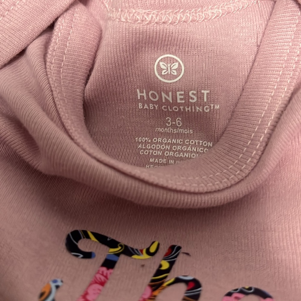 New four Honest Baby onesies New never worn, hand pressed hand created - Picture 13 of 16
